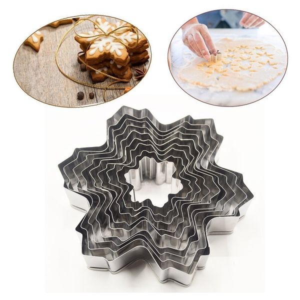 wholesale- 9pocs/set stainless steel snowflake fondant cake molds cookie cutter set baking decorating tools diy
wholesale- 9pocs/set stainless steel snowflake fondant cake molds cookie cutter set baking decorating tools diy