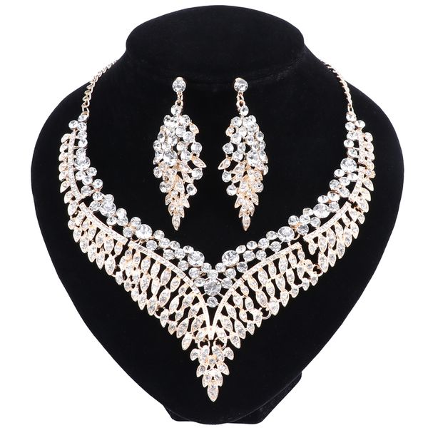 fashion bridal jewelry sets wedding engagement necklace earring for bride party costume accessories indian jewellery sets women, Black
fashion bridal jewelry sets wedding engagement necklace earring for bride party costume accessories indian jewellery sets women, Black
