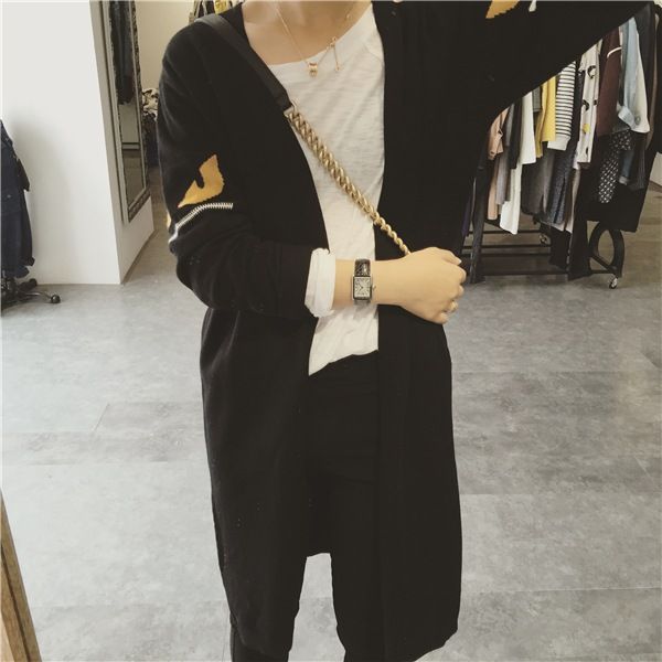 wholesale- 2016 new autumn long section of cardigan poncho slim wildv-neck cardigan sweater women monster without buckle sweaters coat pull, White;black
wholesale- 2016 new autumn long section of cardigan poncho slim wildv-neck cardigan sweater women monster without buckle sweaters coat pull, White;black