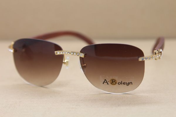 2019 new rimless decor wood frame t8307005 big diamond sunglasses gold wood sunglasses decor wood frame glasses frame size:57-18-135mm, White;black
2019 new rimless decor wood frame t8307005 big diamond sunglasses gold wood sunglasses decor wood frame glasses frame size:57-18-135mm, White;black