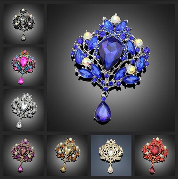 vintage style big water drop brooches for women jewelry colorful flower brooch pin rhinestone crystal broach wedding brooch ing, Gray
vintage style big water drop brooches for women jewelry colorful flower brooch pin rhinestone crystal broach wedding brooch ing, Gray