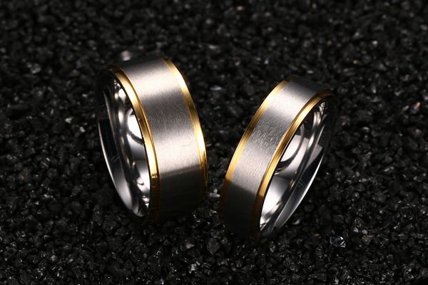 wedding ring 8mm/6mm 316l simple stainless steel ring for women/men comfort fit couple ring, Silver
wedding ring 8mm/6mm 316l simple stainless steel ring for women/men comfort fit couple ring, Silver
