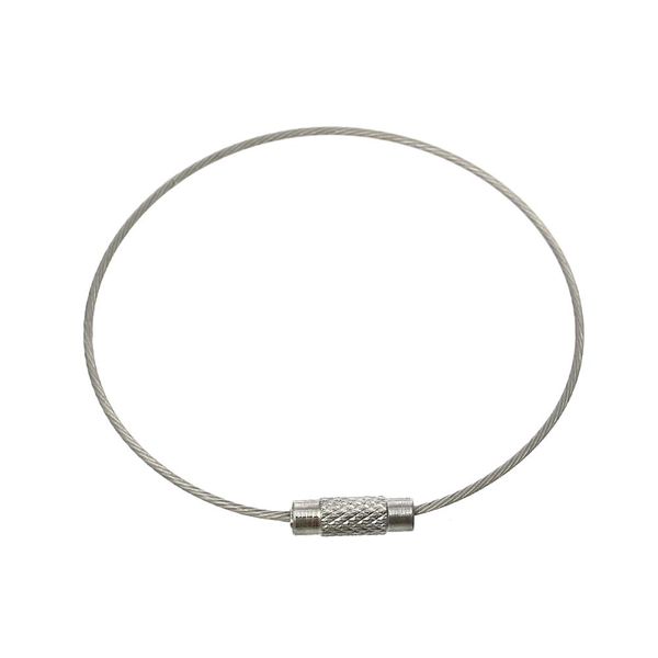 chains jewelry findings & components stainless steel memory wire cord bracelet bangles circle screw clasp silver tone 16cm(6 2/8") long
chains jewelry findings & components stainless steel memory wire cord bracelet bangles circle screw clasp silver tone 16cm(6 2/8") long