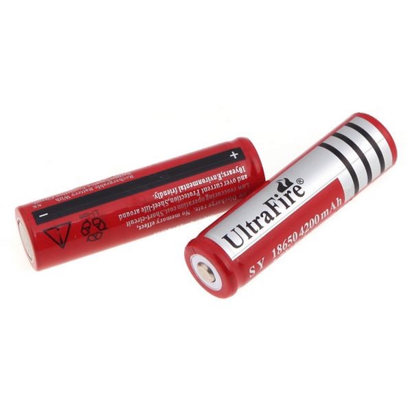 Genuine Ultrafire 18650 4200mAh 3.7V Li-lon Battery Rechargeable Battery Red For LED Flashlight Torch Fedex Free Shipping
Genuine Ultrafire 18650 4200mAh 3.7V Li-lon Battery Rechargeable Battery Red For LED Flashlight Torch Fedex Free Shipping