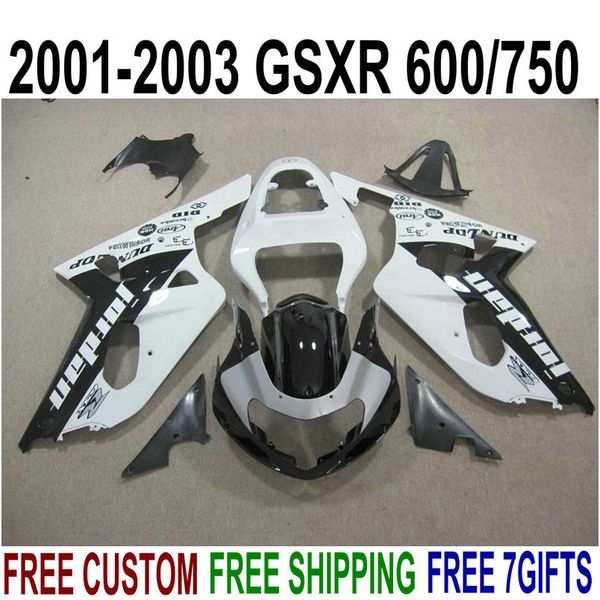 fairing kit for suzuki gsxr600 gsxr750 2001-2003 k1 gsx-r 600/750 01 02 03 white black plastic fairings set xa94
fairing kit for suzuki gsxr600 gsxr750 2001-2003 k1 gsx-r 600/750 01 02 03 white black plastic fairings set xa94
