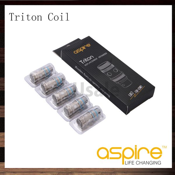 

Катушки Aspire Triton Головки Катушки распылителя Triton RBA 0,3 Ом 0,4 Ом 1,8 Ом 0,15 Ом Ni200 TC Катушка Японский органический хлопок, впитывающий влагу 100% оригинал