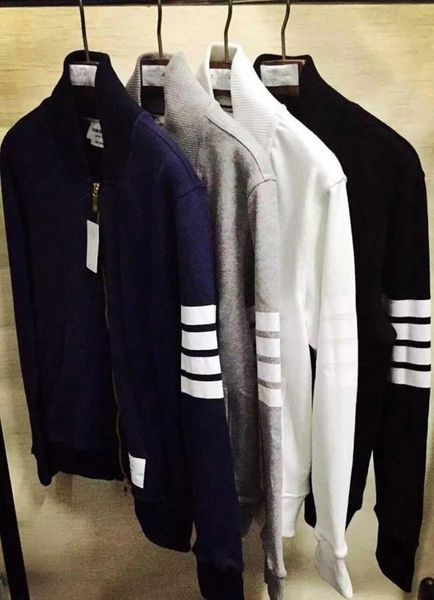 fall-2016ss high quality new men fashion casual sport thom knit coats brown women jackets outerwear 4 color size m xl tbcjotx, Black;brown
fall-2016ss high quality new men fashion casual sport thom knit coats brown women jackets outerwear 4 color size m xl tbcjotx, Black;brown