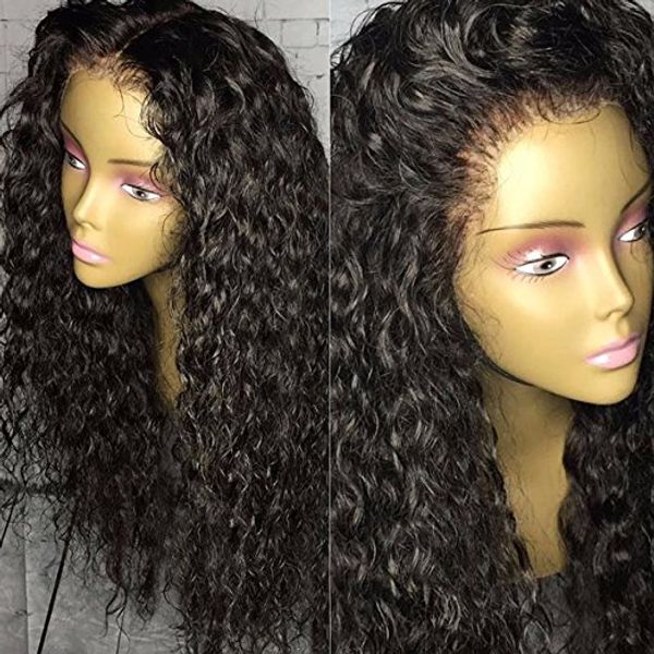 360 lace wig pre plucked human hair wigs 130% density hd water wave frontal brazilian virgin front for black women diva1, Black;brown
360 lace wig pre plucked human hair wigs 130% density hd water wave frontal brazilian virgin front for black women diva1, Black;brown