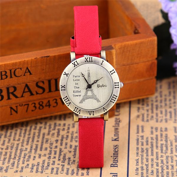 wholesale-eiffel tower dial vintage watches brass watches women narrow leather ladies watch clock automatic wristwatch, Slivery;brown
wholesale-eiffel tower dial vintage watches brass watches women narrow leather ladies watch clock automatic wristwatch, Slivery;brown