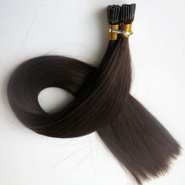 pre bonded i tip brazilian human hair extensions 100g 100strands 18 20 22 24inch #2/darkest brown straight indian hair products, Black
pre bonded i tip brazilian human hair extensions 100g 100strands 18 20 22 24inch #2/darkest brown straight indian hair products, Black