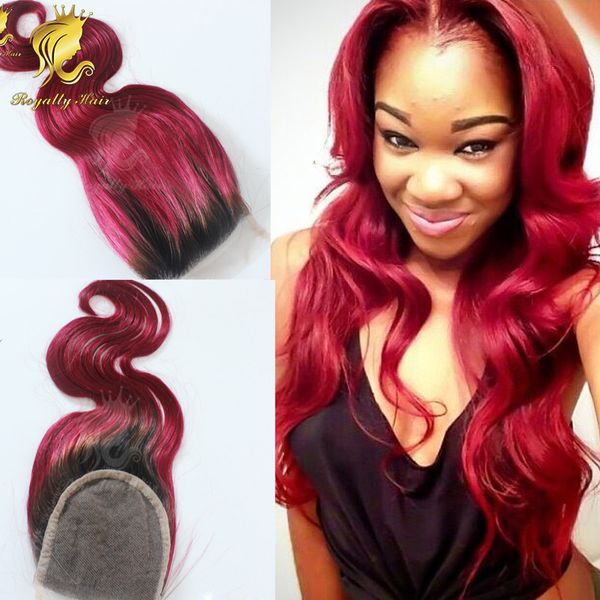 t1b 99j ombre lace closure body wave malaysian virgin human hair dark root two tone closure 4*4 inch, Black;brown
t1b 99j ombre lace closure body wave malaysian virgin human hair dark root two tone closure 4*4 inch, Black;brown