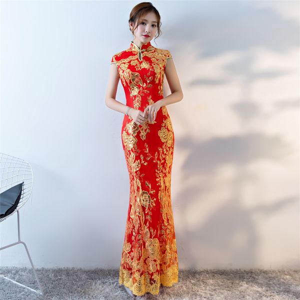 Шанхай История 2018 Русалка Qipao длинные Cheonsam цветок вышитые русалка рыбий хвост кит
Шанхай История 2018 Русалка Qipao длинные Cheonsam цветок вышитые русалка рыбий хвост кит