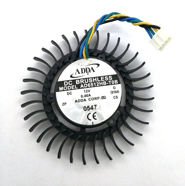 original adda ad6512hb-t0b 12v 0.40a 4 lines dual ball bearing graphics card cooling fan
original adda ad6512hb-t0b 12v 0.40a 4 lines dual ball bearing graphics card cooling fan
