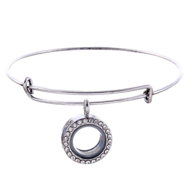 Fashion bangle for Ladies Alex Bangle Generic Magnetic Crystal Living Memory Locket bracelet For Floating Charms Gift br-1442, Black
Fashion bangle for Ladies Alex Bangle Generic Magnetic Crystal Living Memory Locket bracelet For Floating Charms Gift br-1442, Black