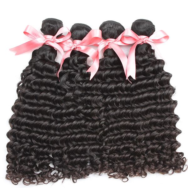 greatremy unprocessed brazilian hair bundles dyeable deep wave weft 4pcs lot natural color hairextension 830 double weft virginhair, Black
greatremy unprocessed brazilian hair bundles dyeable deep wave weft 4pcs lot natural color hairextension 830 double weft virginhair, Black
