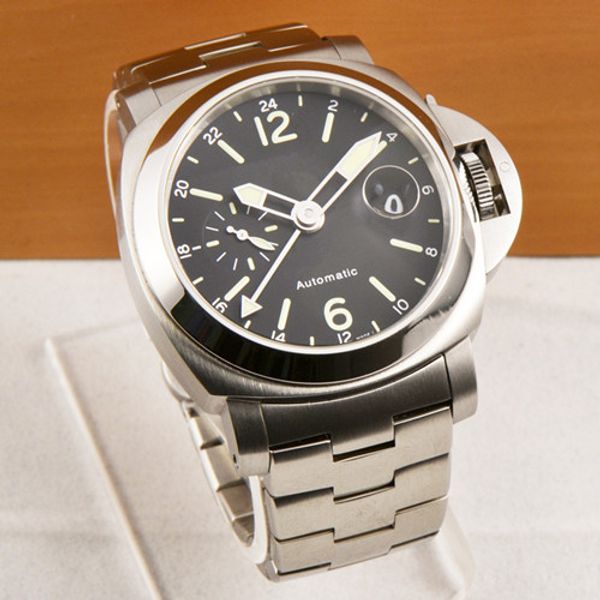 Men watch automatic movement watche tainle teel wri t watch for men pa17