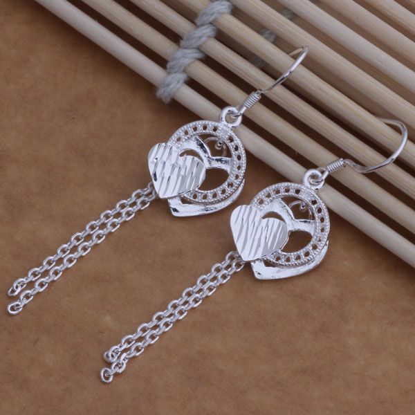 fashion (jewelry manufacturer) 40 pcs a lot 2 heart with tassel earrings 925 sterling silver jewelry factory price fashion shine earrings
fashion (jewelry manufacturer) 40 pcs a lot 2 heart with tassel earrings 925 sterling silver jewelry factory price fashion shine earrings
