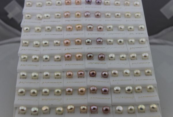 2016 new Fashion Jewelry Pearl Earrings Freshwater Pearl 925 Silver Earring 5~6MM Mix Color 100Pairs /lot
2016 new Fashion Jewelry Pearl Earrings Freshwater Pearl 925 Silver Earring 5~6MM Mix Color 100Pairs /lot