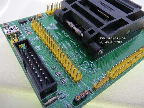 Original Yamaichi STM32F407 STM32 LQFP176 Ic tester IC51-1764-1505 LQFP176 MCU Programmer Free Shipping
Original Yamaichi STM32F407 STM32 LQFP176 Ic tester IC51-1764-1505 LQFP176 MCU Programmer Free Shipping