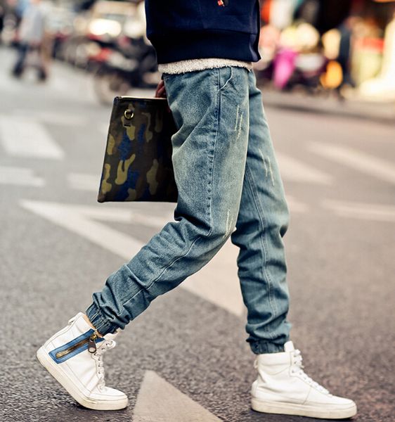 wholesale-furope new fashion brand men clothing simple denim jean casual pants plus size trousers joggers, Blue
wholesale-furope new fashion brand men clothing simple denim jean casual pants plus size trousers joggers, Blue