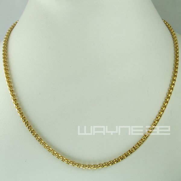 women's 18k gold filled 50cm length 2.5mm thick ring link chain necklace n239, Silver
women's 18k gold filled 50cm length 2.5mm thick ring link chain necklace n239, Silver