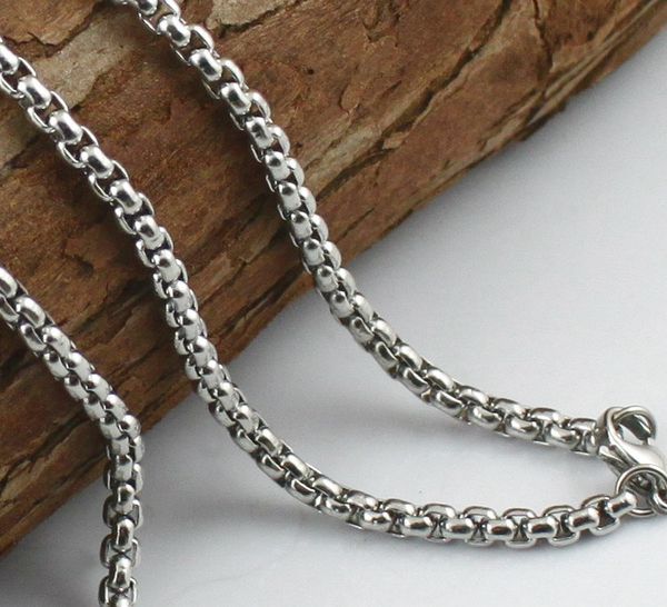 stainless steel men's cool the lord of the rings chains 3.5mm length 50cm 55cm 60cm necklaces gift new jewelry quality, Silver
stainless steel men's cool the lord of the rings chains 3.5mm length 50cm 55cm 60cm necklaces gift new jewelry quality, Silver