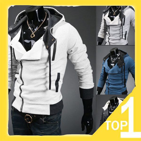 2016 new men's hoodies korean slim hooded sweatshirt trench coat christmas long sleeve cardigan men clothing clothes outerwear 6 colors, Black
2016 new men's hoodies korean slim hooded sweatshirt trench coat christmas long sleeve cardigan men clothing clothes outerwear 6 colors, Black