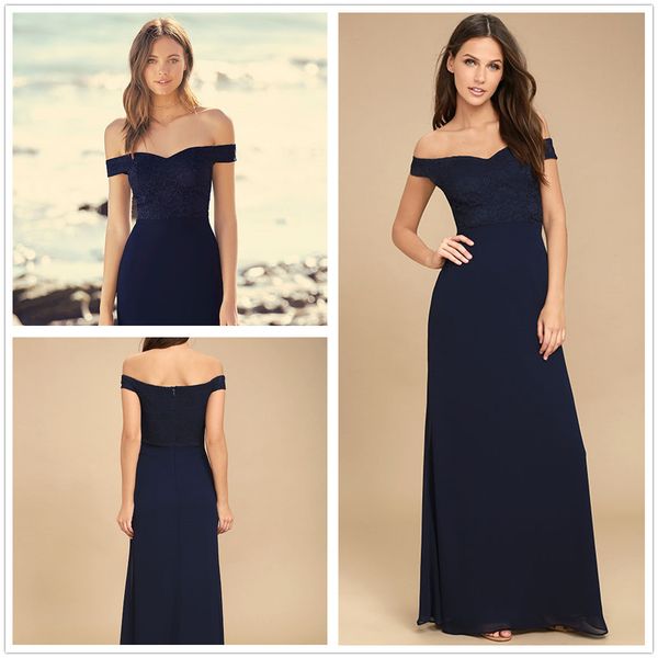 2018 navy blue bateau chiffon long bridesmaid dresses lace floor length evening wedding guest party dresses, White;pink
2018 navy blue bateau chiffon long bridesmaid dresses lace floor length evening wedding guest party dresses, White;pink