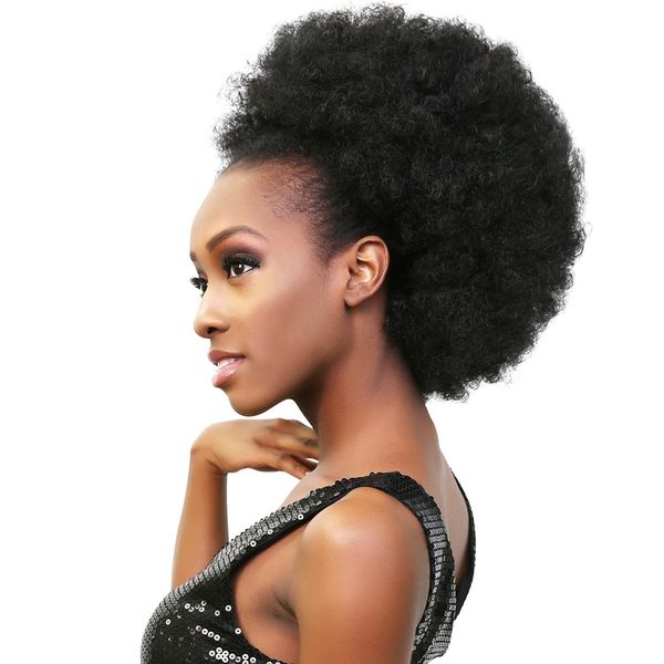 100% human hair ponytail extensions brazilian afro kinky curly closure clip ins ponytail extensions for african american women 140g/pcs, Black
100% human hair ponytail extensions brazilian afro kinky curly closure clip ins ponytail extensions for african american women 140g/pcs, Black