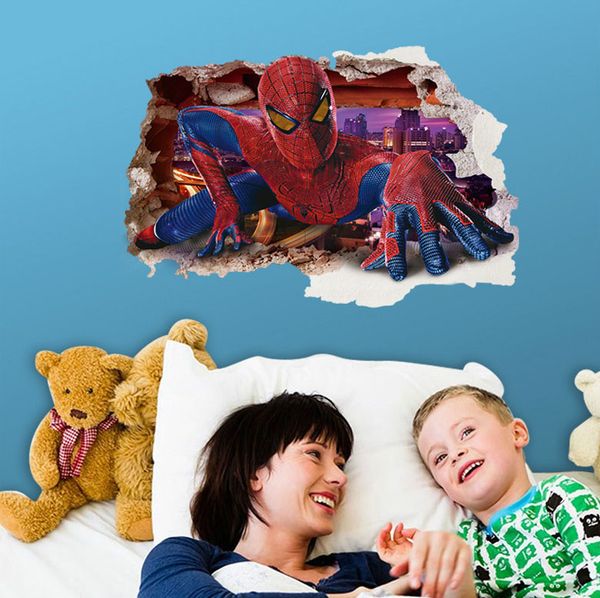 living room bedroom cartoon spider-man 3d wall stickers children room decoration wallpapers decals eco-friendly house sticker
living room bedroom cartoon spider-man 3d wall stickers children room decoration wallpapers decals eco-friendly house sticker