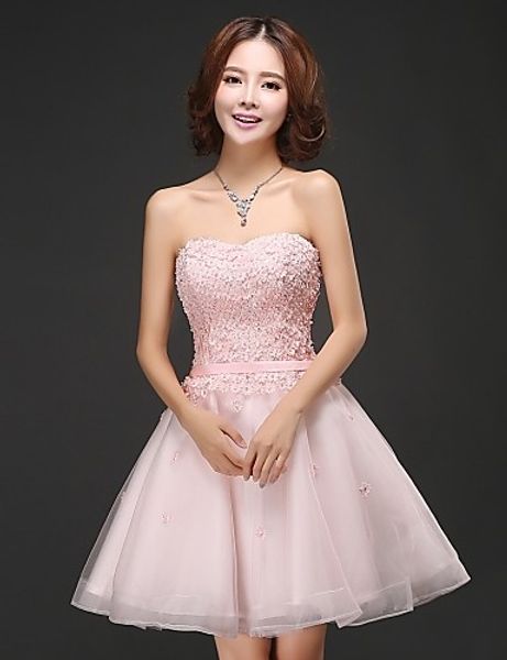 2016 new simple pupolar ping candy pink a-line sweetheart appliques knee-length tulle bridesmaid dress 140, White;pink
2016 new simple pupolar ping candy pink a-line sweetheart appliques knee-length tulle bridesmaid dress 140, White;pink