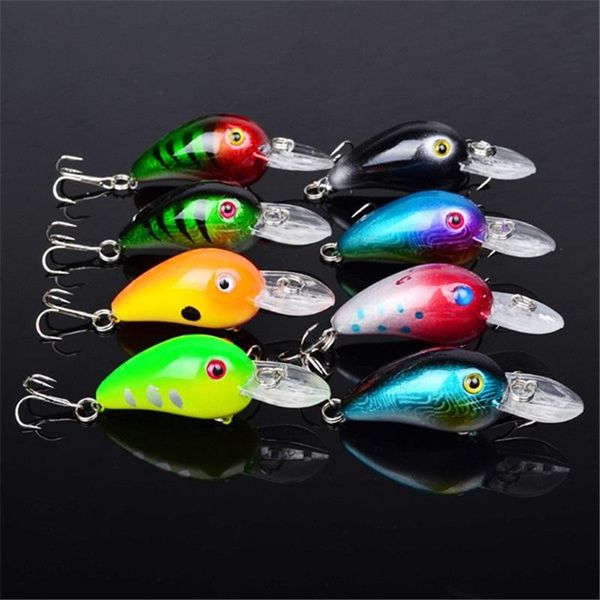 new crank fishing lures 6cm 5.5g fresh water plastic minnow hard bait tuna carp seafood
new crank fishing lures 6cm 5.5g fresh water plastic minnow hard bait tuna carp seafood