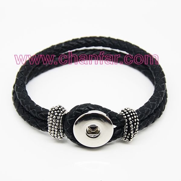 wholesale-leather chanfar blank snap button bracelet jewelry in stock(color could selection), Golden;silver
wholesale-leather chanfar blank snap button bracelet jewelry in stock(color could selection), Golden;silver