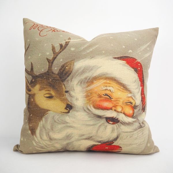 wholesale- home decorative throw cotton linen pillow case christmas santa claus pillow cover 18" cases indoor pillow seat back support
wholesale- home decorative throw cotton linen pillow case christmas santa claus pillow cover 18" cases indoor pillow seat back support