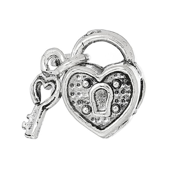 european style charm beads lovers lock & key antique silver about 15x 10mm,hole about 4.5cm,20 pcs 2015 new, Black
european style charm beads lovers lock & key antique silver about 15x 10mm,hole about 4.5cm,20 pcs 2015 new, Black