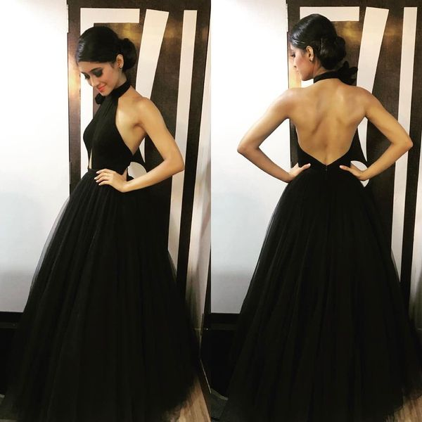 halter a-line prom dresses long evening gown prom dresses evening dress prom gowns formal women dress, Black
halter a-line prom dresses long evening gown prom dresses evening dress prom gowns formal women dress, Black