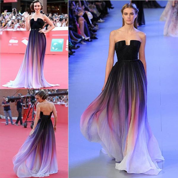 дизайнер elie saab пром платья градиент цвет макси платье выпускное вечернее платье без бретелек шифон вечерние платья, Black
дизайнер elie saab пром платья градиент цвет макси платье выпускное вечернее платье без бретелек шифон вечерние платья, Black