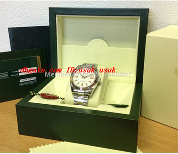 luxury wristwatch new stainless steel bracelet white dial 116400 original box sapphire automatic mens men's watch watches, Slivery;brown
luxury wristwatch new stainless steel bracelet white dial 116400 original box sapphire automatic mens men's watch watches, Slivery;brown
