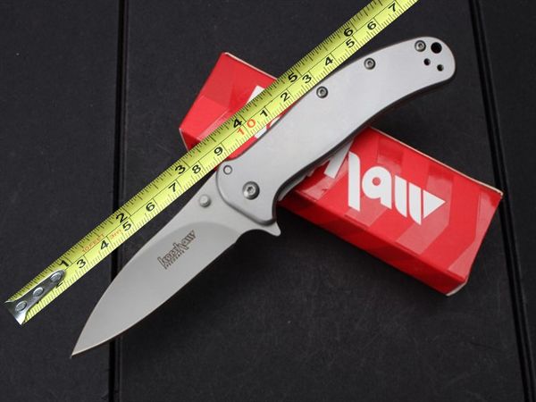 201506 New kershaw knife folding knife 8Cr17MOV 58HRC blade grey finish EDC pocket knives rescue knife S181M
201506 New kershaw knife folding knife 8Cr17MOV 58HRC blade grey finish EDC pocket knives rescue knife S181M