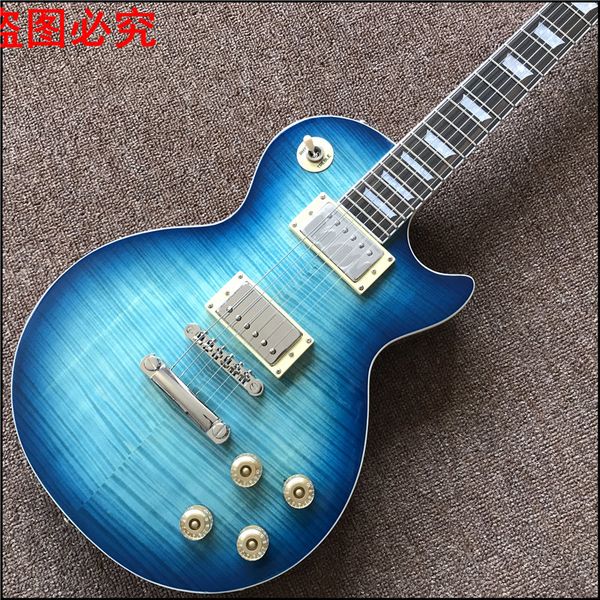 standard electric guitar in blue burst color with natural wood color of back ,selling wholesale guitarra
standard electric guitar in blue burst color with natural wood color of back ,selling wholesale guitarra