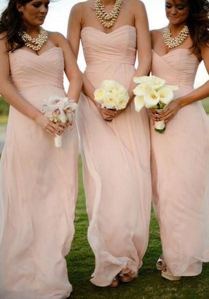 custom made blush pink long chiffon bridesmaid dresses hand pleated back zip summer garden/beach bridesmaid gowns formal gowns, White;pink
custom made blush pink long chiffon bridesmaid dresses hand pleated back zip summer garden/beach bridesmaid gowns formal gowns, White;pink