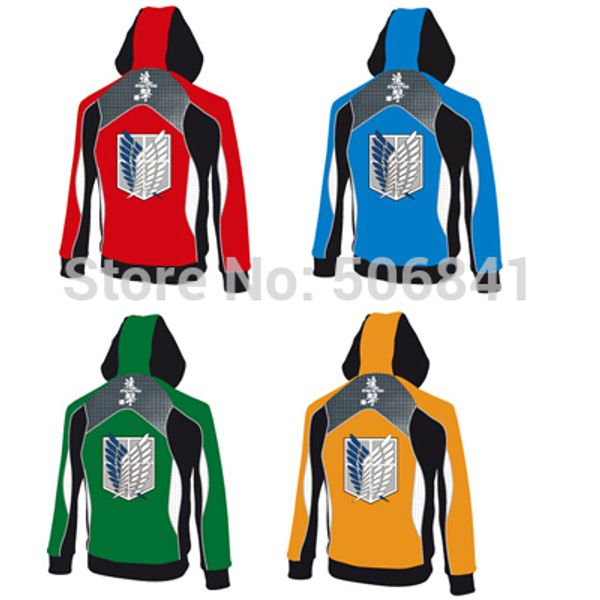 wholesale-2015 new style winter anime attack on titan scout regiment shingeki no kyojin hoodie jacket cosplay costume plus size, Black
wholesale-2015 new style winter anime attack on titan scout regiment shingeki no kyojin hoodie jacket cosplay costume plus size, Black