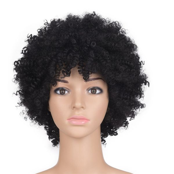 Mtmei Hair Kinky Curly Wig 6 дюймов 110 г Синтетические короткие черные парики для африканских
Mtmei Hair Kinky Curly Wig 6 дюймов 110 г Синтетические короткие черные парики для африканских