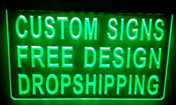 

LS-b-000 design your own custom Light sign hang sign home decor shop sign home decor