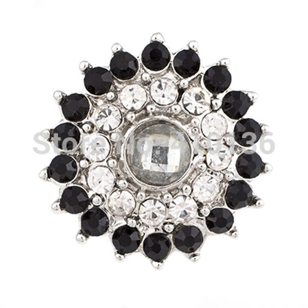 nsb2049 fashion snap buttons jewelry crystal flower snaps 18mm buttons 7 colors flower desgin, Black
nsb2049 fashion snap buttons jewelry crystal flower snaps 18mm buttons 7 colors flower desgin, Black