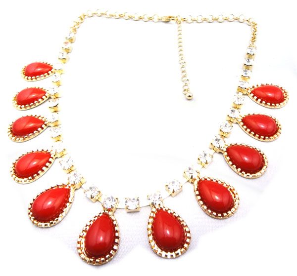 new design crystal gemstone drop charm tassels choker necklace gold tone metal 5 colors, Golden;silver
new design crystal gemstone drop charm tassels choker necklace gold tone metal 5 colors, Golden;silver