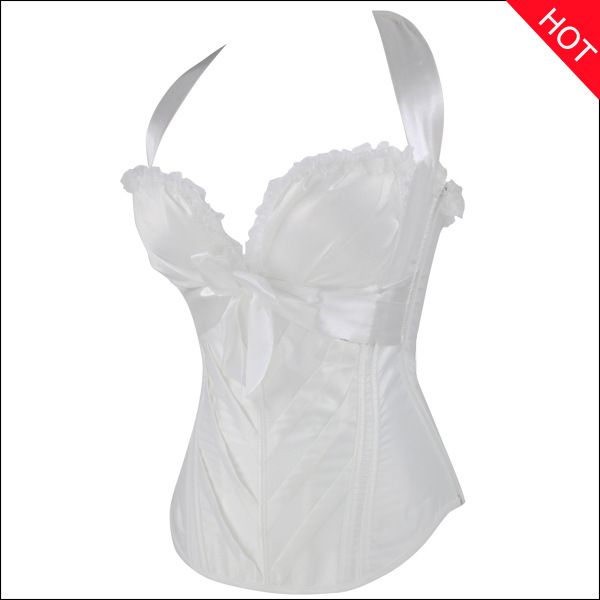 gothic halter lace up side zipper bustier bow embroidery corset lingerie for women waist trainer body shaper, Black;white
gothic halter lace up side zipper bustier bow embroidery corset lingerie for women waist trainer body shaper, Black;white