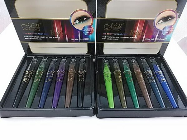 professional lady makeup m.n eye shadow pencil set 6 colors waterproof eyeliner pencil make up eye liner crayon cosmetics pen ing
professional lady makeup m.n eye shadow pencil set 6 colors waterproof eyeliner pencil make up eye liner crayon cosmetics pen ing
