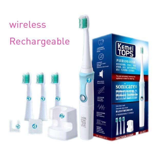 Kemei electric toothbru h ultra onic mart tooth bru h rotation type waterproof oral hygiene dental care b pro teethbru h bt 184
Kemei electric toothbru h ultra onic mart tooth bru h rotation type waterproof oral hygiene dental care b pro teethbru h bt 184