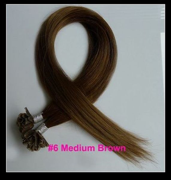 5a - wholesale -1g/s 100g/pack 16''- 26" keratin stick u tip human hair extensions malaysian hair 6# light brown dhl fast shi, Black
5a - wholesale -1g/s 100g/pack 16''- 26" keratin stick u tip human hair extensions malaysian hair 6# light brown dhl fast shi, Black